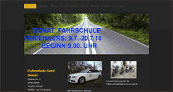 Desktop Screenshot of donat-fahrschule.de